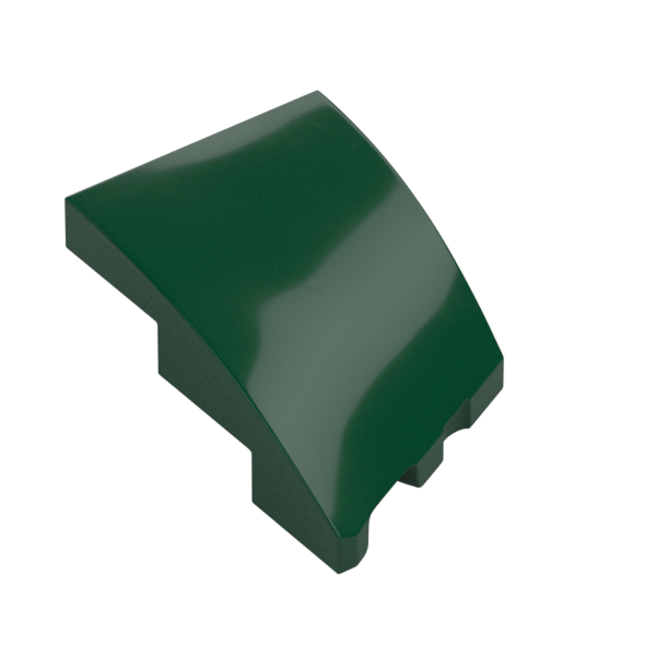 BRICK 2X3, OUTSIDE BOW, LEFT