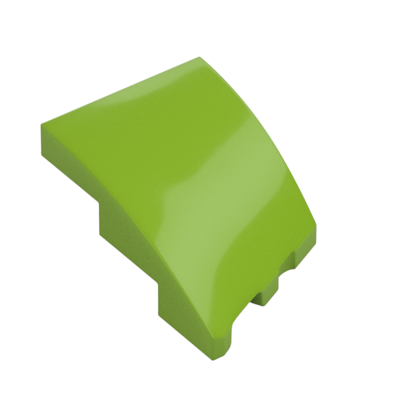 BRICK 2X3, OUTSIDE BOW, LEFT