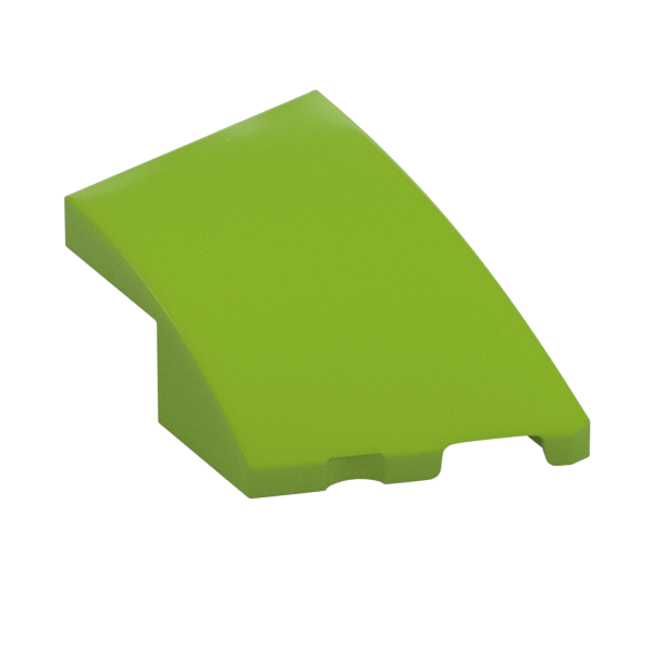BRICK 2X3, OUTSIDE BOW, RIGHT