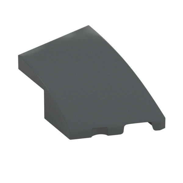 BRICK 2X3, OUTSIDE BOW, RIGHT