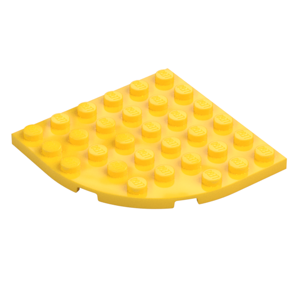 PLATE 6X6 W. BOW