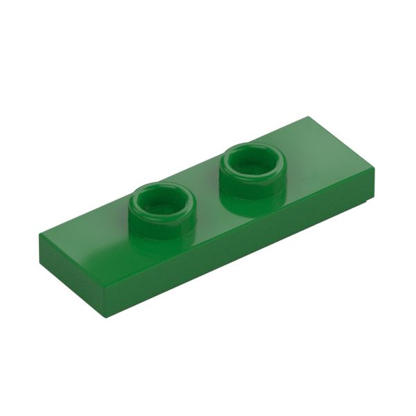 PLATE 1X3 W/ 2 KNOBS