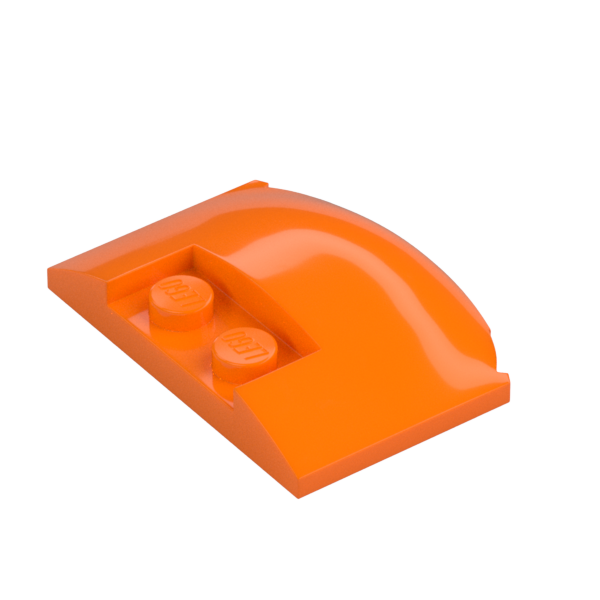 PLATE W. BOW 3X4X2/3 W. KNOBS