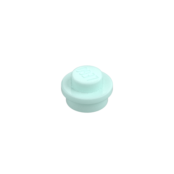 PLATE 1X1 ROUND