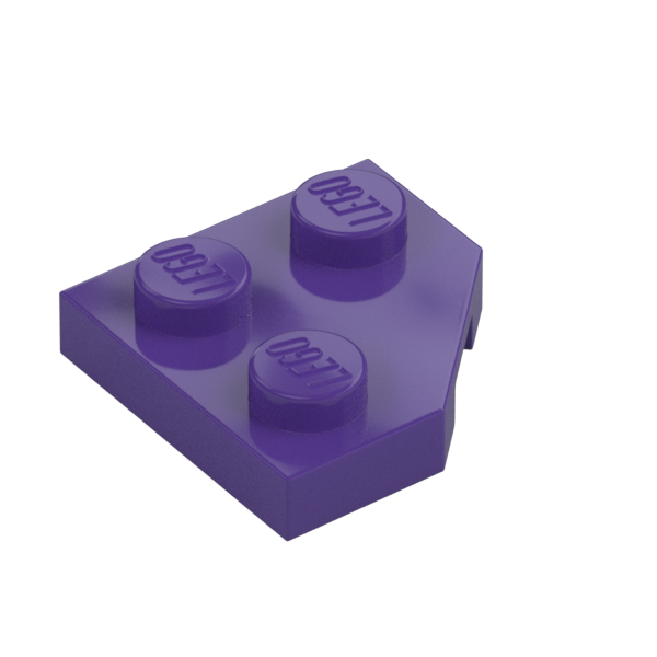 PLATE 2X2, CORNER, 45 DEG.