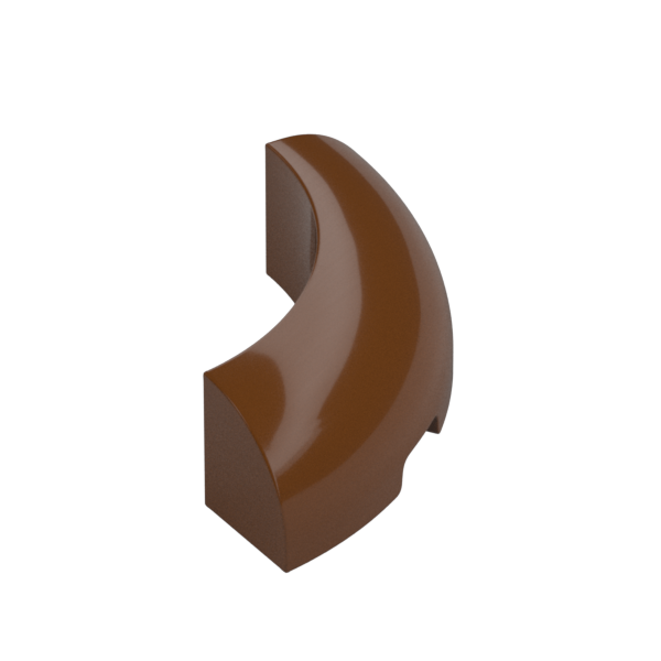 1/4 ARCH BRICK 3X3, W/ CUTOUT, NO. 1