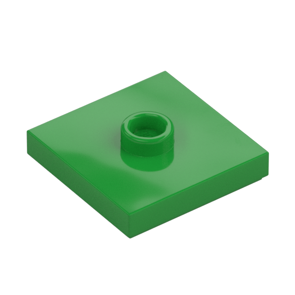 PLATE 2X2 W 1 KNOB