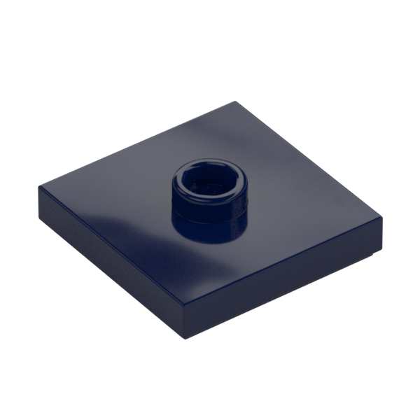 PLATE 2X2 W 1 KNOB