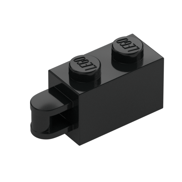 BRICK 1X2, W/ 3.2 SHAFT, VERT. END