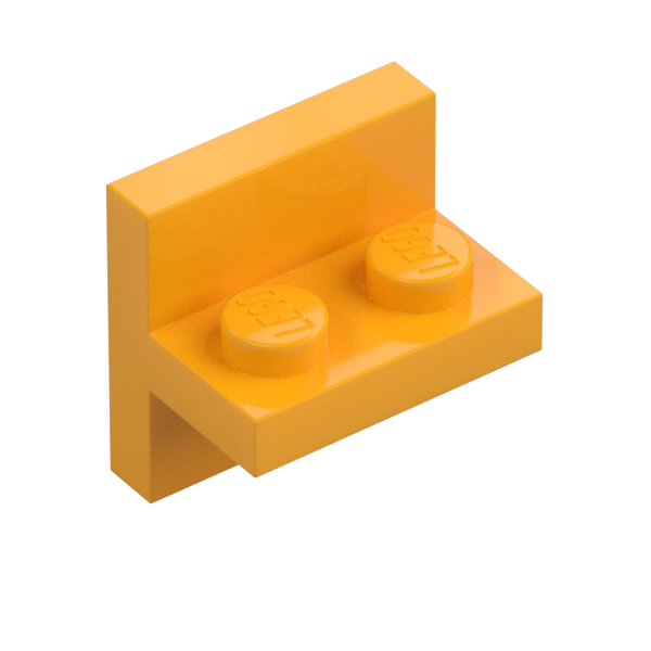 PLATE 1X2 W/ VERT. TUBE
