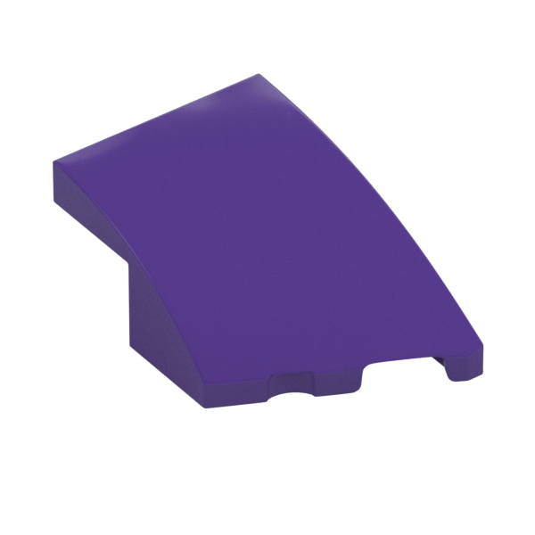 BRICK 2X3, OUTSIDE BOW, RIGHT