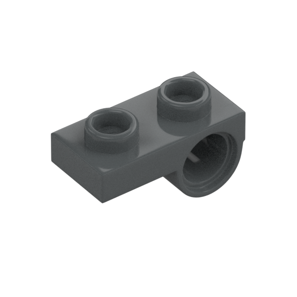 PLATE 1x2 W. HORIZONTAL HOLE Ø4,85 REV.