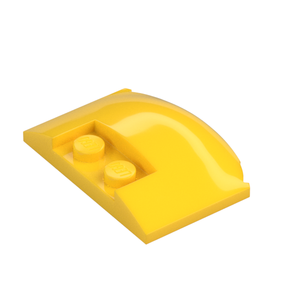 PLATE W. BOW 3X4X2/3 W. KNOBS