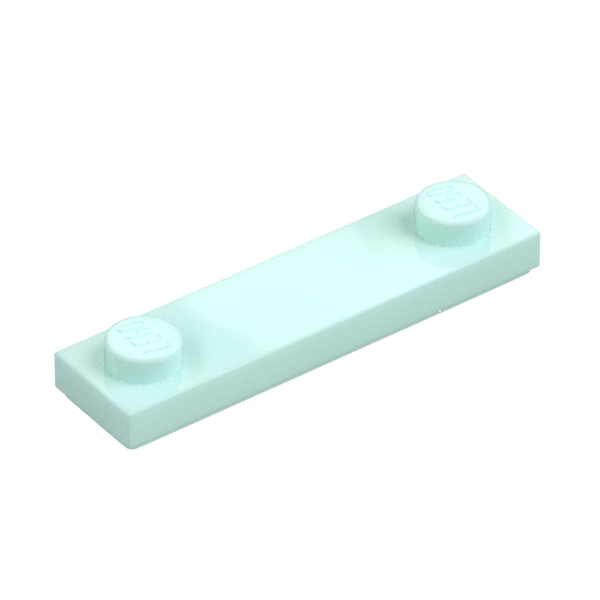 PLATE 1X4, W/ 2 KNOBS, NO. 2