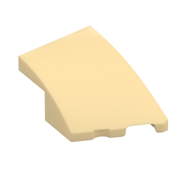 BRICK 2X3, OUTSIDE BOW, RIGHT