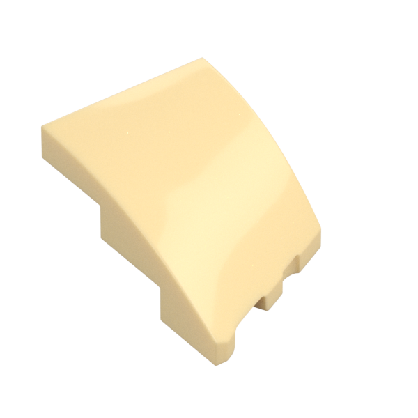 BRICK 2X3, OUTSIDE BOW, LEFT