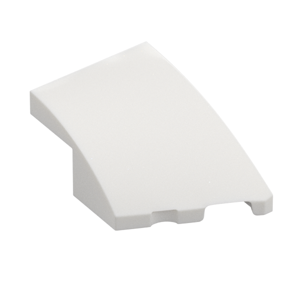 BRICK 2X3, OUTSIDE BOW, RIGHT