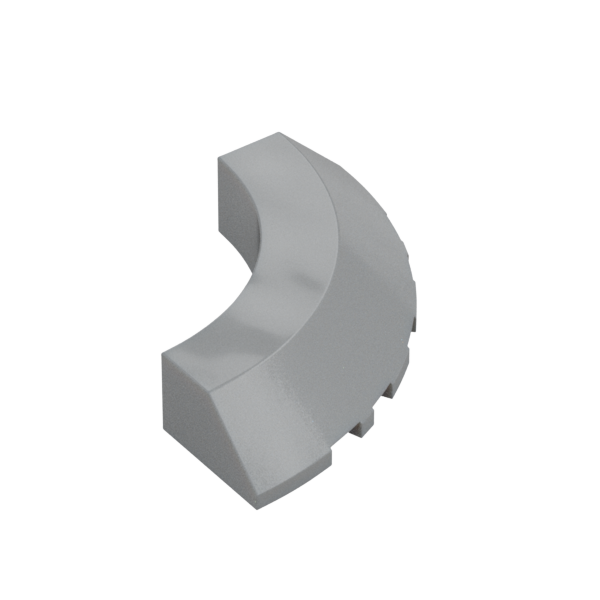 1/4 CONE 5X5, W/ CUTOUT
