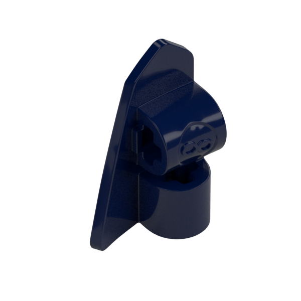 RIGHT BASE PLATE 2X3, W/ CROSS HOLE