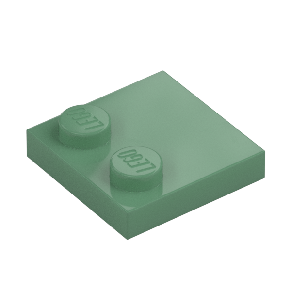 PLATE 2X2, W/ REDUCED KNOBS