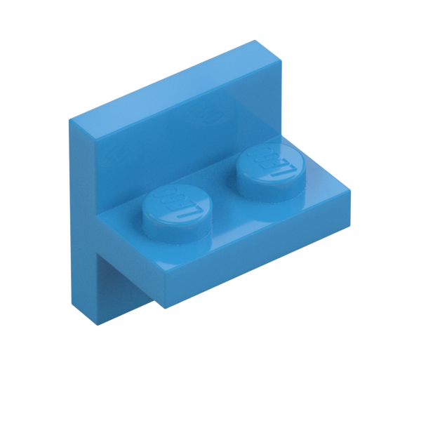 PLATE 1X2 W/ VERT. TUBE