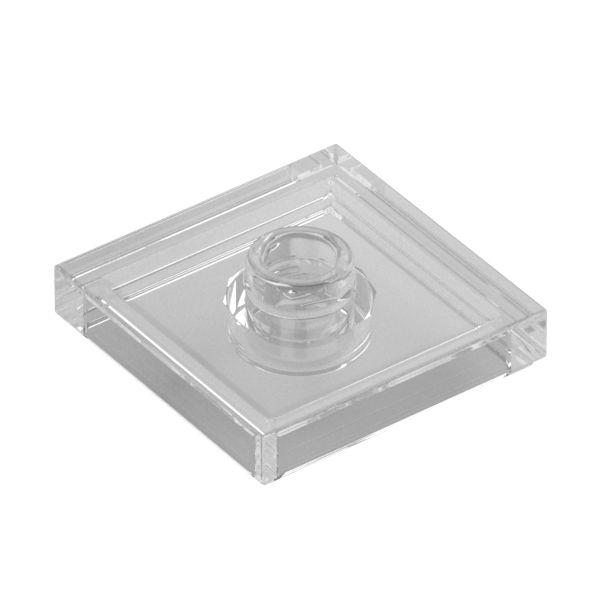 PLATE 2X2 W 1 KNOB
