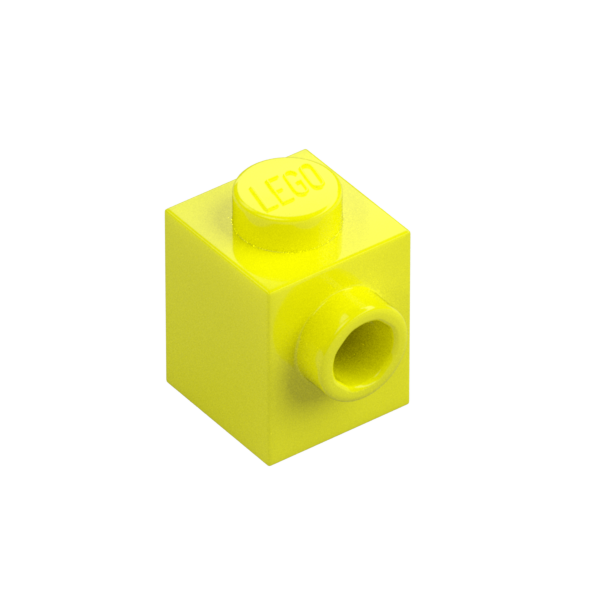 BRICK 1X1 W. 1 KNOB