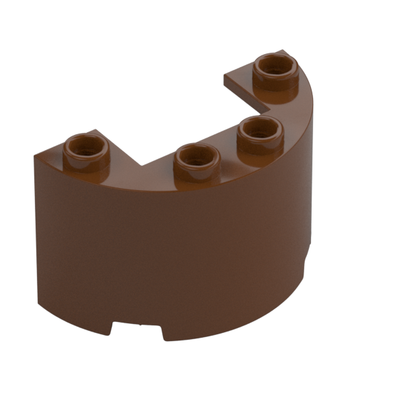 WALL 1/2 CIRCLE, 2X4X2 W/ CUTOUT