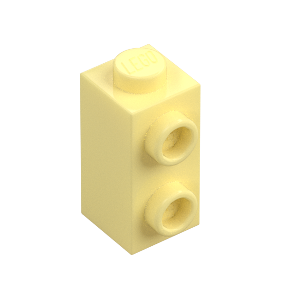 BRICK 1X1X1 2/3, W/ VERT. KNOBS