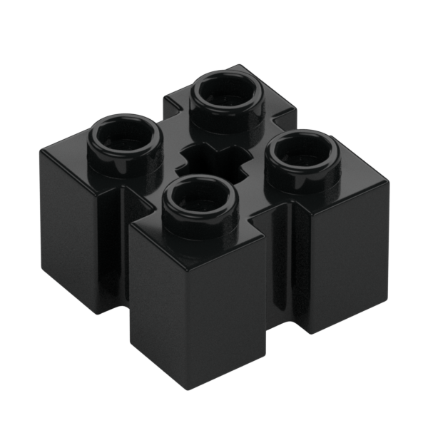 BRICK 2X2 W/GROOVE A.CR.HOLE