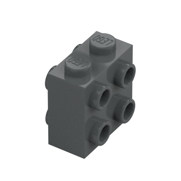 BRICK 1X2X2, W/ 8 KNOBS