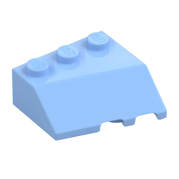 LEFT ROOF TILE 3X3, DEG. 45/18/45