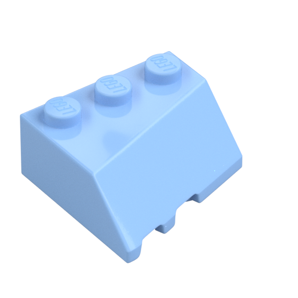 RIGHT ROOF TILE 3X3, DEG. 45/18/45