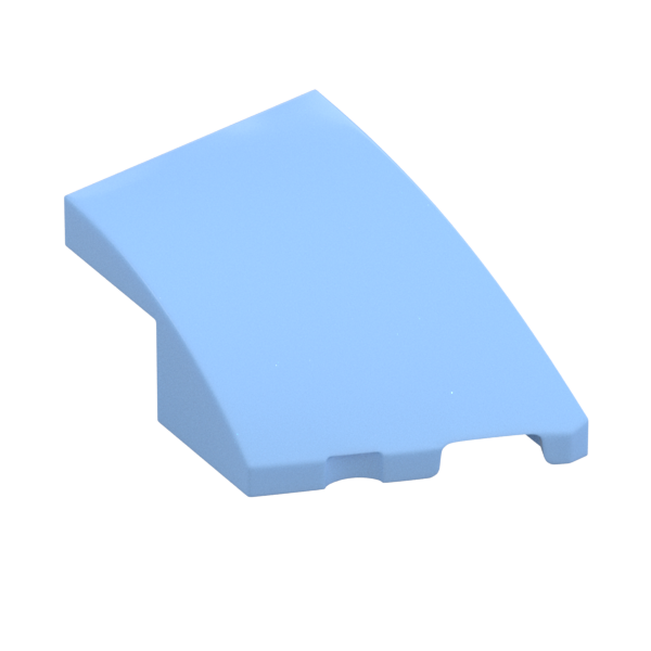 BRICK 2X3, OUTSIDE BOW, RIGHT