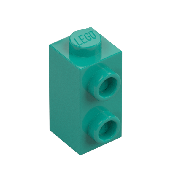 BRICK 1X1X1 2/3, W/ VERT. KNOBS