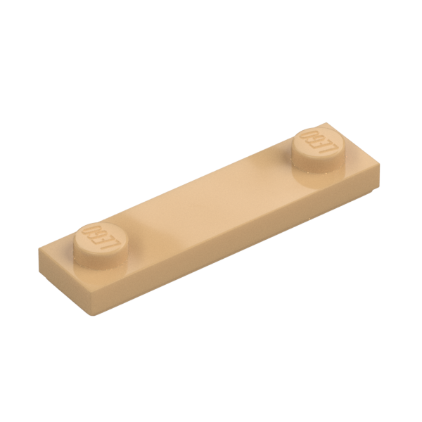 PLATE 1X4, W/ 2 KNOBS, NO. 2