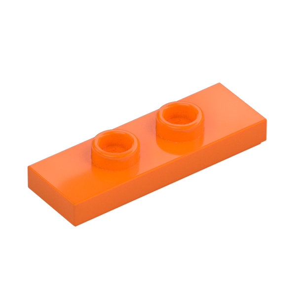 PLATE 1X3 W/ 2 KNOBS
