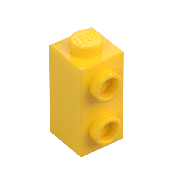 BRICK 1X1X1 2/3, W/ VERT. KNOBS