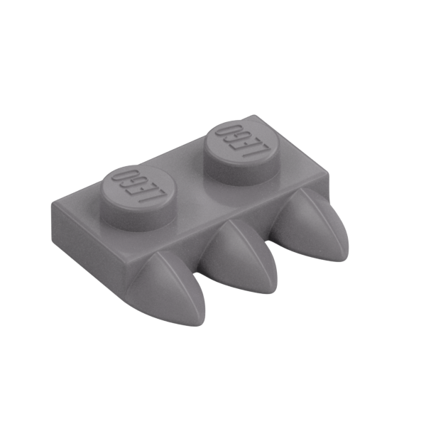 1X2 PLATE WITH 3 TEETH