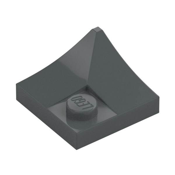 PLATE 2X2X2/3, BOW, INVERTED BOW