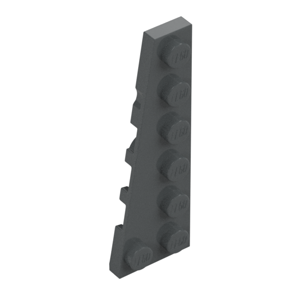 LEFT PLATE, 2X6, DEG. 9