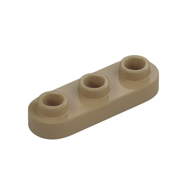PLATE 1X3, ROUNDED, NO. 1