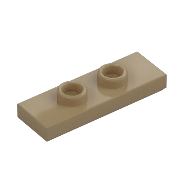 PLATE 1X3 W/ 2 KNOBS