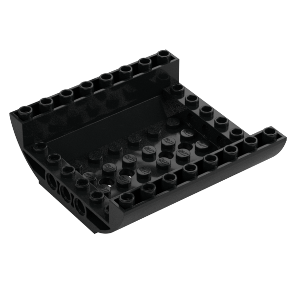 BOW BOTTOM 8X8X2 Ø4.85
