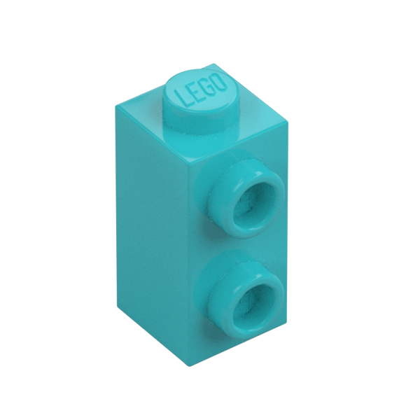 BRICK 1X1X1 2/3, W/ VERT. KNOBS