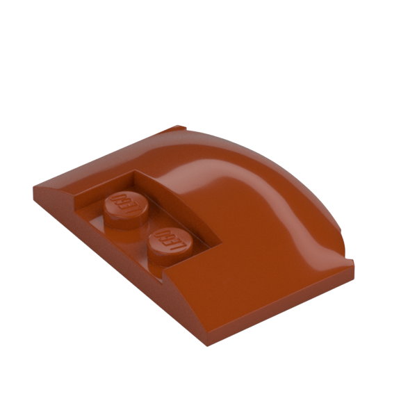 PLATE W. BOW 3X4X2/3 W. KNOBS