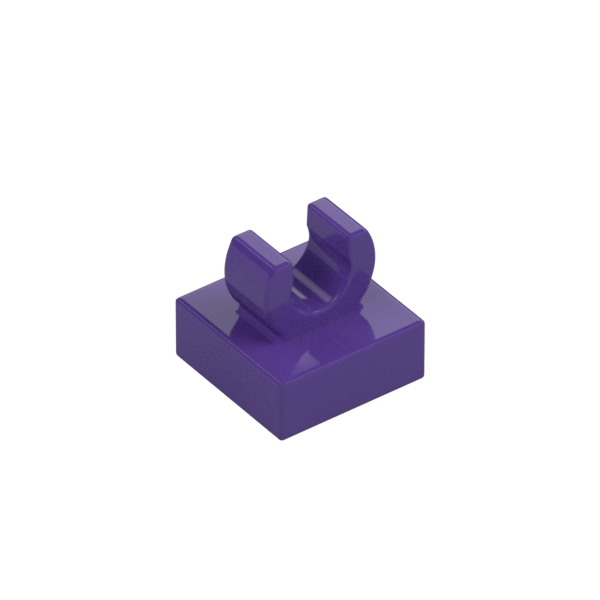 PLATE 1X1 W. UP RIGHT HOLDER