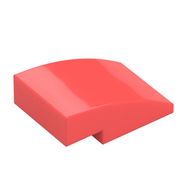 BRICK, W/ HALF BOW 2X3, W/ CUT
