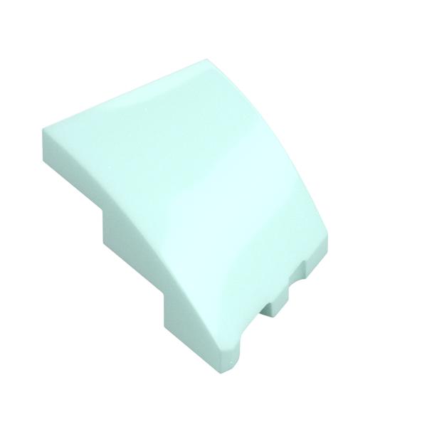 BRICK 2X3, OUTSIDE BOW, LEFT