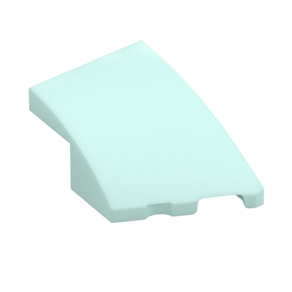 BRICK 2X3, OUTSIDE BOW, RIGHT